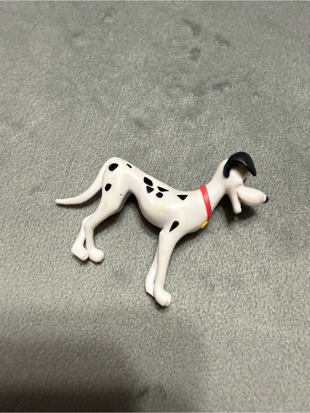Disney 101 Dalmatians Pongo Dog Figure PVC Red Collar 3”